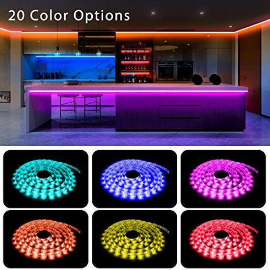 Phopollo flexible deals led strip lights