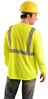 Picture of OccuNomix LUX-LSET2B-YS Classic Standard Long Sleeve Wicking Birdseye T-Shirt with No Pocket, Class 2, 100% ANSI Wicking Polyester Birdseye, Small, Yellow (High Visibility)