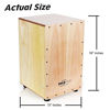 Picture of Pyle String Cajon - Wooden Percussion Box, with Internal Guitar Strings, Full Size