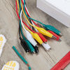 Picture of WGGE WG-026 10 Pieces and 5 Colors Test Lead Set & Alligator Clips, 20.5 inches, Wires soldered and Stamping (1 Pack)