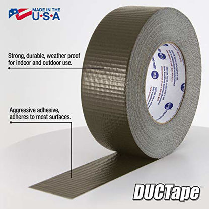 Heavy Duty Black White Brown Beige Tan Yellow Green Blue Pink Red Orange  Silver Strongest Colored Price Waterproof PRO Gaff Duct Gaffer Cloth Tape -  China Duct Tape, Packing Tape