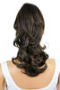 Picture of PRETTYSHOP 14" Hair Piece Pony Tail Clip On Extension Voluminous Wavy Heat-Resisting Brown # 8 H86