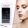 Picture of Lash Extensions FADLASH Eyelash Extensions C/D Curl Lash Tray Classic Lash Extensions 0.20 8-20mm Length Supply Silk Lashes (0.20-C, Mix Tray 8-14mm)