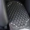 Picture of Forala Auto Center Console Pad PU Leather Car Armrest Seat Box Cover Protector Universal Fit (C-Black-Rhinestone)