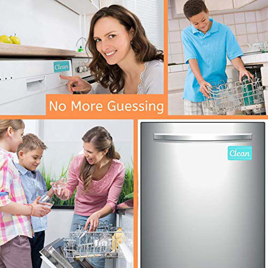Newest Design Dishwasher Magnet Clean Dirty Sign Indicator, Trendy  Universal Kitchen Dish Washer Refrigerator Magnet, Super Strong Magnet With  Sticker