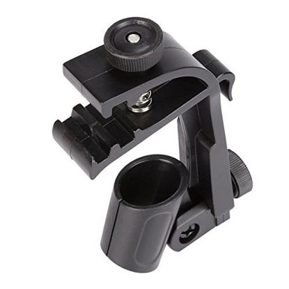 Picture of Blueseason Adjustable Drum Microphone Clips Rim Snare Mount Clamp Holder Gear Studio 2Pcs