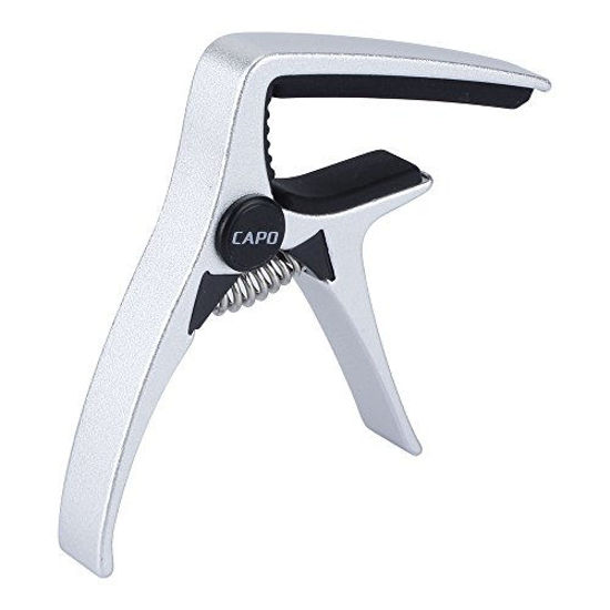 Picture of Professional Ukulele Capo, Mini Size 4 String Guitar Capo, (SILVER)