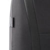 Picture of FH Group FB032BLACK114 Black Unique Flat Cloth Car Seat Cover with 4 Detachable Headrests and Solid Bench