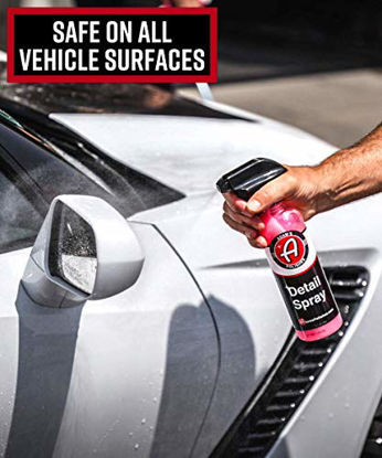  Adam's Polishes Spray Wax 16oz - Premium Infused Carnauba Car  Wax Spray For Shine, Polish & Top Coat Paint Protection, Car Wash Enhancer  & Clay Bar Lubricant