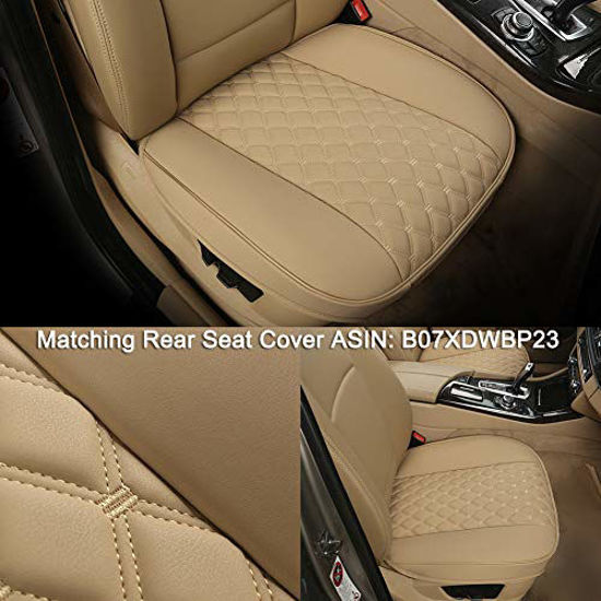 Black panther luxury pu leather car seat cover on sale protector for front seat bottom