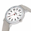 Picture of Speidel Scrub Watch for Medical Pros with Light Gray Silicone Rubber Band - Easy to Read Timepiece with Red Second Hand, Military Time for Nurses, Doctors, Surgeons, EMT Workers, Students and More