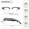 Picture of Livhò Blue Light Blocking Glasses, Phone TV Computer Gaming Glasses, Anti Eyestrain/Filter Ray Lens, Sleep Better for Women MenLight Black)