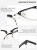 Picture of Livhò Blue Light Blocking Glasses, Phone TV Computer Gaming Glasses, Anti Eyestrain/Filter Ray Lens, Sleep Better for Women MenLight Black)