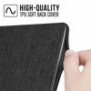 Picture of Ayotu Fabric Soft Case for All-New Kindle Oasis(10th Gen, 2019 Release & 9th Gen, 2017 Release) Thinnest and Lightest New 7''Kindle Oasis Cover with Auto Wake/Sleep,Soft Shell Series KO The Dark Gray