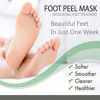 Picture of Foot Peel Mask 5 Pack, Lavender Exfoliating Foot Masks, Natural Exfoliator for Dry Dead Skin, Callus, Repair Rough Heels for Men Women