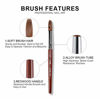 Picture of Rolabling Nail Brush Kolinsky Sable Acrylic Nail Art Brush Professional Red Wooden Nail Brush (18#)