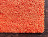 Picture of Unique Loom Solo Solid Shag Collection Modern Plush Tiger Orange Area Rug (2' 2 x 3' 0)