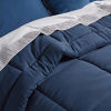 Picture of Bedsure Navy Blue Comforter King Size Duvet Insert - Quilted Bedding Comforters for King Bed with Corner Tabs