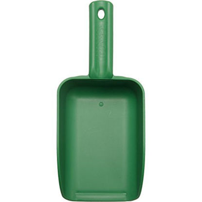 Picture of Remco 64002 Green Polypropylene Injection Molded Color-Coded Bowl Hand Scoop, 32 oz, 1 Piece