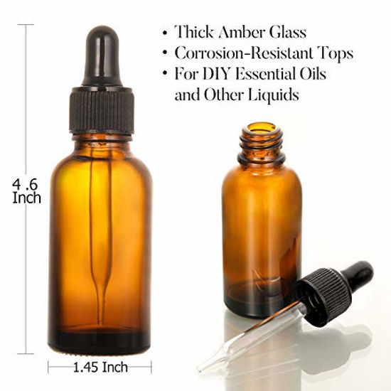 Amber bottles for clearance essential oils