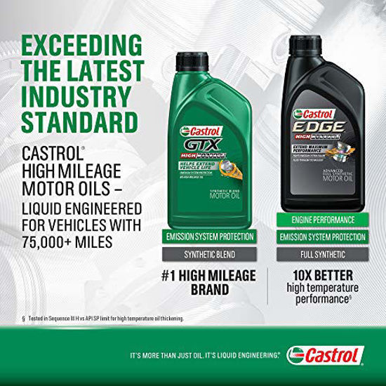 Picture of Castrol 03112 GTX High Mileage 20W-50 Motor Oil - 5 Quart