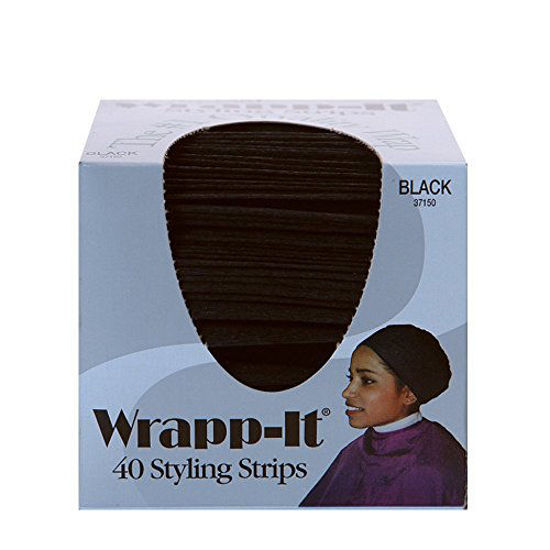 Picture of Wrapp-it Styling Strips for Natural Hair Wrap and Molded Styles by Graham Beauty (40 Strips)