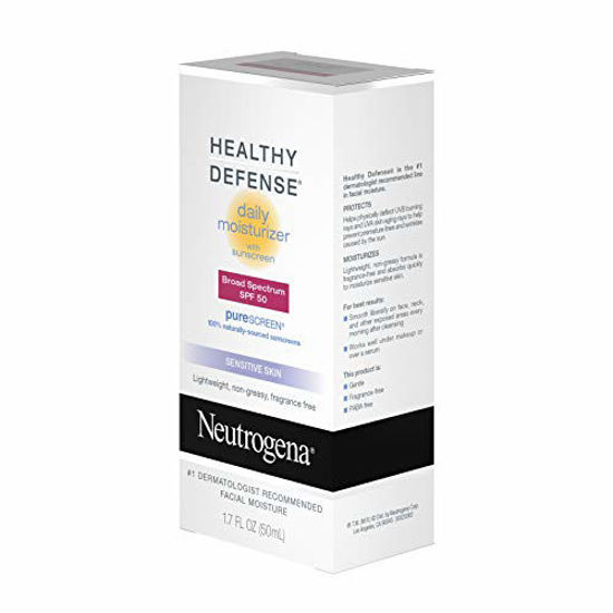 Getuscart Neutrogena Healthy Defense Daily Moisturizer For Sensitive Skin With Spf 50 Mineral 9974