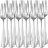 Picture of Amazon Basics Stainless Steel Dinner Forks with Scalloped Edge, Pack of 12