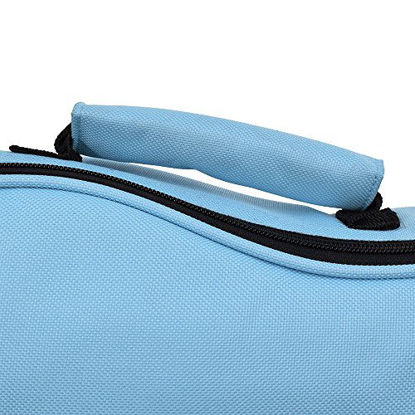 Picture of CLOUDMUSIC Ukulele Case 10mm Padded Ukulele Backpack Case Concert Ukulele Case Blue (Concert, Blue)