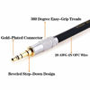 Picture of TISINO 3.5mm to XLR Cable Unbalanced 1/8 inch Mini Stereo Jack to XLR Male Adapter Microphone Cord - 3.3ft/1m