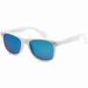 Picture of POLARSPEX POLARIZED UNISEX 80'S RETRO CLASSIC TRENDY STYLISH SUNGLASSES, Gloss White | Ice Blue, One Size