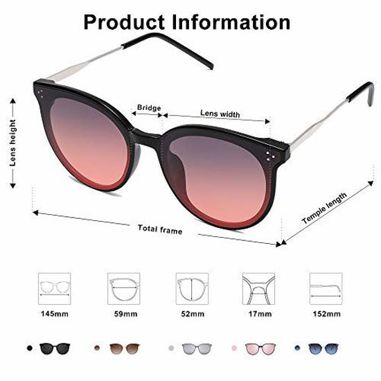 SOJOS Small Round Polarized Sunglasses Mirrored Lens Unisex Glasses |  Groupon