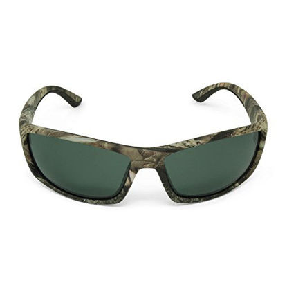 Picture of Flying Fisherman Buchanan Polarized Sunglasses with AcuTint UV Blocker for Fishing and Outdoor Sports, Camo Frames/Smoke Lenses