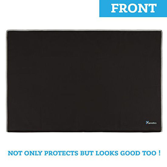 Picture of Outdoor TV Cover 48", 49", 50" - Universal Weatherproof Protector for Flat Screen TVs - Fits most TV Mounts and Stands - Black