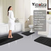 Picture of Yimobra Memory Foam Bath Mat Large Size 31.5 by 19.8 Inches, Soft and Comfortable, Super Water Absorption, Non-Slip, Thick, Machine Wash, Easier to Dry Bathroom Floor Rug, Black