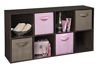 Picture of ClosetMaid 8998 Cubeicals Organizer, 8-Cube, Espresso