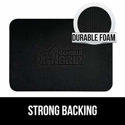 Picture of GORILLA GRIP Original Premium Anti-Fatigue Comfort Mat, 60x20, Phthalate Free, Ergonomical, Extra Support and Thick, Kitchen, Laundry and Office Standing Desk Mats, Gray