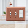 Picture of AMERELLE 163TTRAC Century Double Toggle/Single Rocker Steel Wallplate in Antique Copper