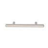 Picture of Amazon Basics Euro Bar Cabinet Handle (1/2-inch Diameter), 5.88-inch Length (3.5-inch Hole Center), Satin Nickel, 10-Pack