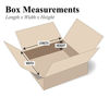 Picture of Partners Brand P22224 Flat Corrugated Boxes, 22"L x 22"W x 4"H, Kraft (Pack of 10)