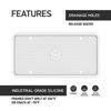 Picture of Rightcar Solutions Flawless Silicone License Plate Frame - Rust-Proof. Rattle-Proof. Weather-Proof. - White