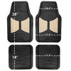 Picture of FH Group F11313BEIGE Rubber Floor Mat (Beige Full Set Trim to Fit Floor Mats)