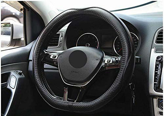 Picture of Mayco Bell Microfiber Leather Steering Wheel Cover (D-Shape,Black)