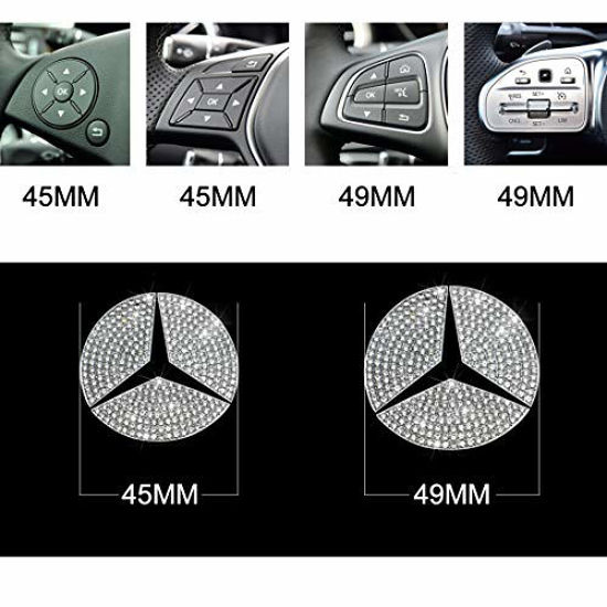 Ramecar Bling Crystal Steering Wheel Logo Emblem Caps for BMW X3 X5 E30 E36  E34 E39 F30 F34 F36 F15 G01 G30 G31 : Amazon.in: Car & Motorbike