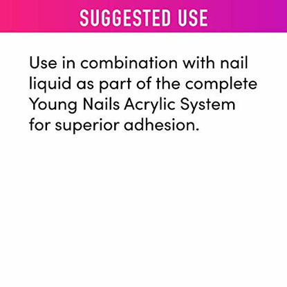 Picture of Young Nails Acrylic Core Powder, Clear, 45 Gram