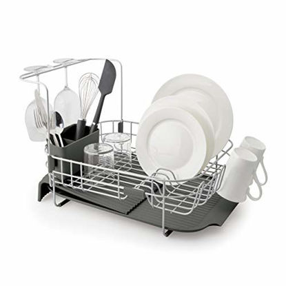 Picture of KitchenAid Satin Wire Expandable Dish Rack, One size, Gray