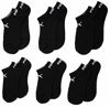 Picture of PUMA Women's 6 Pack Runner Socks, Black, 9-11