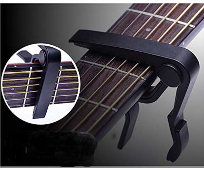 Picture of Capo Guitar Capo-Quick Change Trigger Capo for 6-String Acoustic & Electric Guita and Ukulele Aluminium alloy