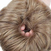 Picture of Messy Bun Hair Piece Thick Updo Scrunchies Hair Extensions Ponytail Hair Accessories Light Brown&Ash Blonde