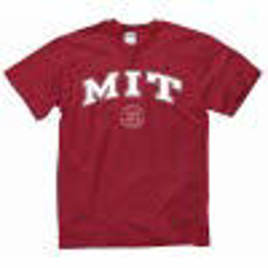 Picture of Campus Colors MIT Engineers Arch & Logo Gameday T-Shirt - Cardinal, Medium